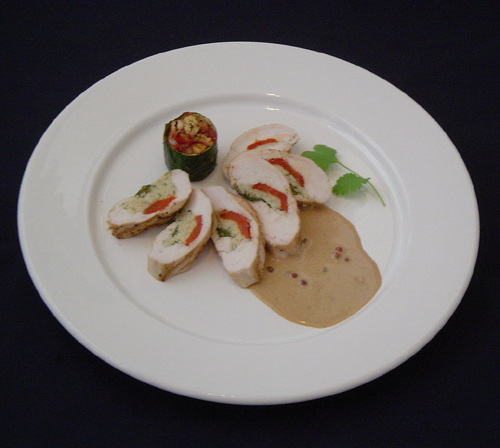 Breast of Chicken with Brixham Crab 1