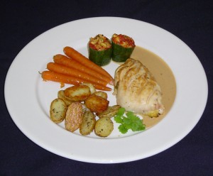 Breast of Chicken with Brixham Crab